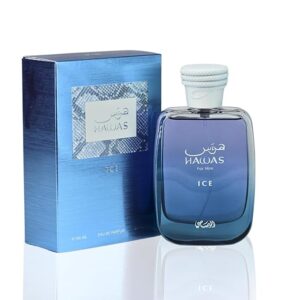 Rasasi Hawas Ice - Eau de Parfum - Perfume árabe de primera calidad para hombres, perfume árabe de 3.4